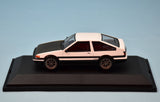Initial D Fujimi Model: 1/43 Toyota Sprinter Trueno w/Carbon Bonnet Takumi Fuji