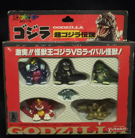 Unifive Pocket Hero Super Godzilla Legend Set