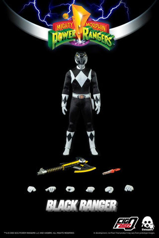 Morphin Power Rangers FigZero Black Ranger 1/6 Scale Figure