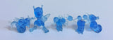 Nintendo Pokemon Mascot: Set of 5 Clear Blue Keshi Figures