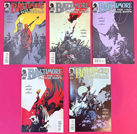 Baltimore the Plague Ships Complete Comic Set of 5