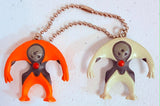 SEGA Neon Genesis Evangelion Key Chain Figure II: Israfel Angel Ball Clasp Keychain Set 1997