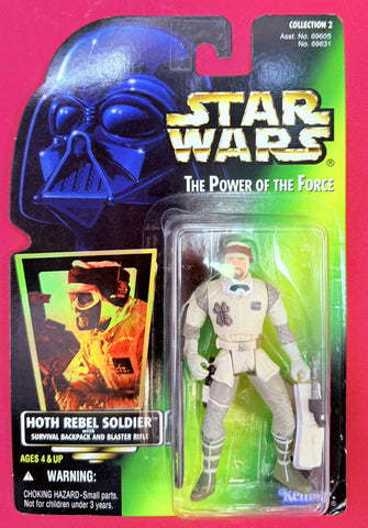 Star Wars Power of the Force: 3 3/4" Hoth Rebel Soldier with Survival Backpack & Blaster Rifle