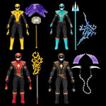 Power Rangers Lightning Collection: Omega Rangers Four Pack