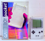 Nintendo Game Boy Pocket Silver Ver. W/Hard Case