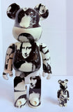 Medicom Be@rbrick Andy Warhol "Double Mona Lisa" 100% & 400% Set