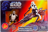 Star Wars Power of the Force: 3 3/4" Imperial Speeder Bike W/Exclusive Biker Scout Stormtrooper