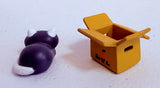 Neko Atsume Kitty Collector Desktop Fig V3: Pickles and the Orange Box