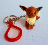 Basic Fun Pokémon: Eevee Figure Keychain 1999 (No Poke Ball)