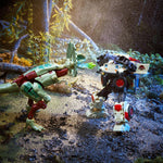 Transformers Collaborative Jurassic Park x Transformers Dilophocon & Autobot JP12 Exclusive Two-Pack
