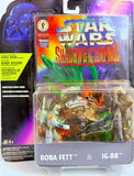 Star Wars Shadows of the Empire: 3 3/4" Boba Fett Vs IG-88 W/Exclusive Comic Book