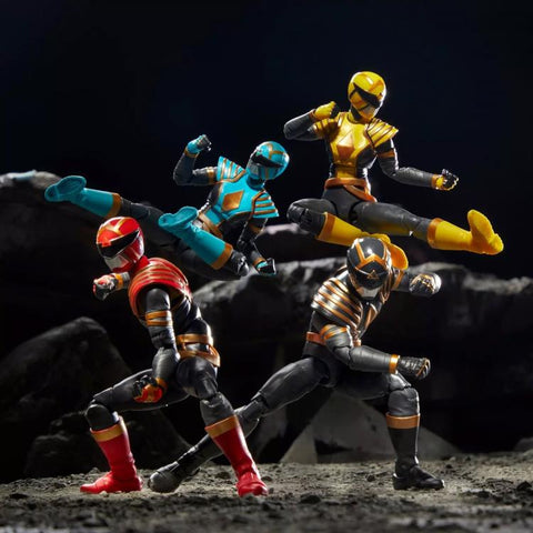 Power Rangers Lightning Collection: Omega Rangers Four Pack