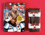 WWE: CM Punk: Best in the World 3 Disc DVD W/CM Punk Wrist Bands