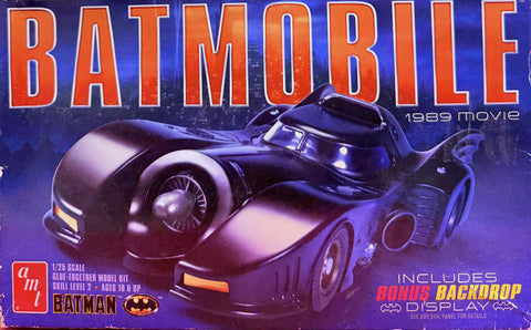 AMT Batman (1989) - Batmobile 1/25 Scale Model Kit (Partially Assembled)