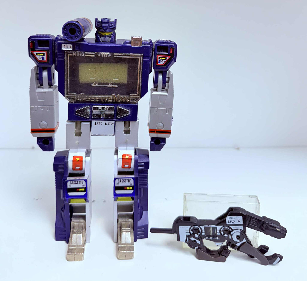 Takara Micro Change Robot MC-10: Cassette Man (Incomplete) &ndash; Anime City  Incorporated