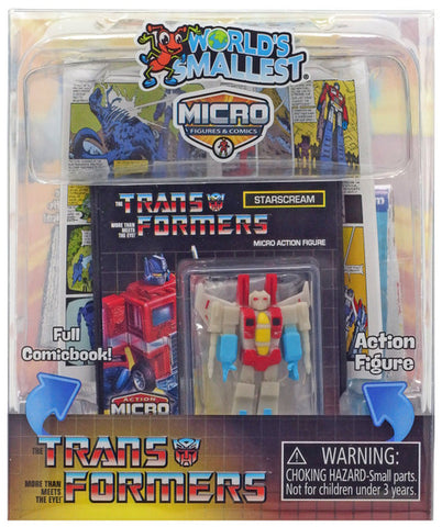 Transformers World’s Smallest Starscream Micro Action Figure & Comic