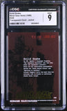 Konami Metal Gear Solid Plastic Back Trading Card - Solid Snake 046 (Red Variant)