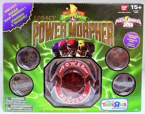 Mighty Morphin Power Rangers Legacy Morpher (Missing Saber-Tooth Tiger Coin & Buckle)
