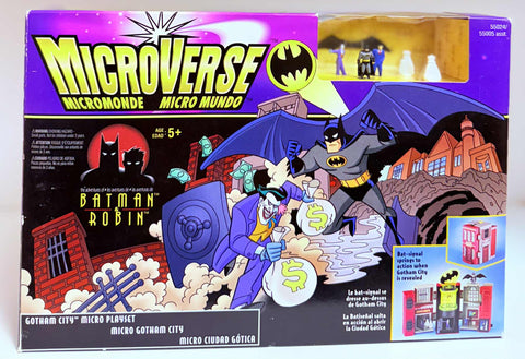 Kenner Batman & Robin MicroVerse: Gotham City Micro Playset (Open Box)