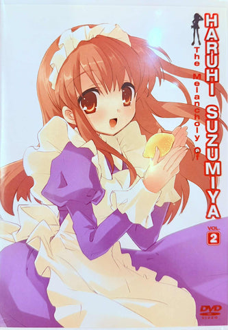 The Melancholy of Haruhi Suzumiya Vol. 2 Limited Edition DVD (W/Iron on Patch & Pencil Board No other Extras)