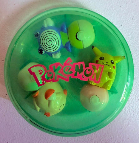 Tomy Pokémon: Roll & Play Stampers W/Compact (Green Set)