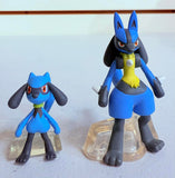 Bandai Pokemon Scale World Sinnoh Region Riolu & Lucario Figure Set (No Box)