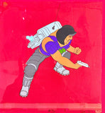 G.I. Joe A Real American Hero DiC Entertainment 2 Piece Animation Cel: Major Bludd