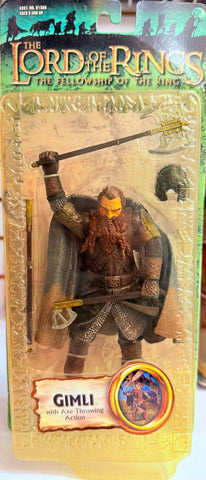 Toy Biz Lord of the Fellowship of the Ring: Gimli W/Axe Throwing Action