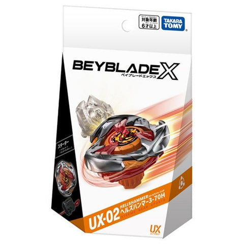 Beyblade X: UX-02 Starter Hells Hammer 3-70H