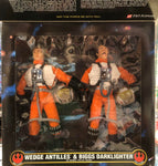 Star Wars Action Collection 2-Pack: 12" Wedge Antilles & Biggs Darklighter In Rebel Pilot Gear (KB Toys Exclusive)