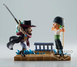 One Piece World Collectable Figure Log Stories: Roronoa Zoro vs. Dracule Mihawk