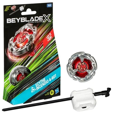 Beyblade X: Scythe Incendio 4-60T Starter Pack Set