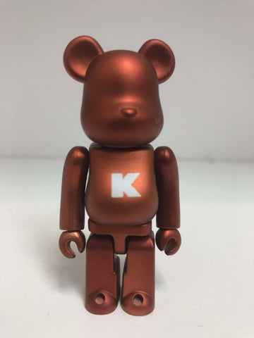 Medicom 100% Bearbrick Series 35: Basic K (Bronze)