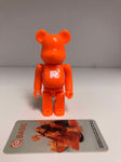 Medicom 100% Bearbrick Series 39: Basic R (Orange) W/Card