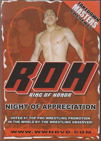 Ring of Honor: Night of Appreciation DVD