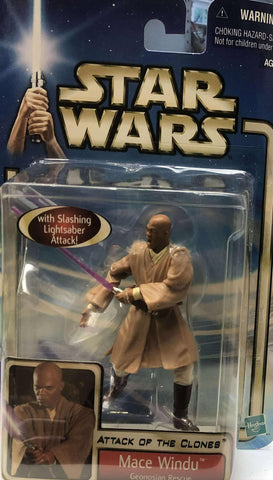 Star Wars Attack of the Clones: 3 3/4" Mace Windu (Geonosian Rescue)