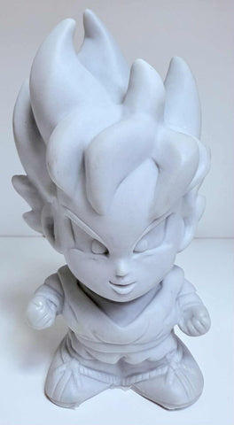 K.O. Dragon Ball Super Saiyan Goku Unpainted Soft Vinyl Figure
