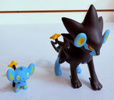 Bandai Pokemon Scale World Sinnoh Region Shinx & Luxray Figure Set (No Box)
