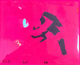 G.I. Joe A Real American Hero DiC Entertainment 2 Piece Animation Cel: Major Bludd