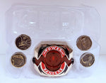 Mighty Morphin Power Rangers Legacy Morpher (Missing Saber-Tooth Tiger Coin & Buckle)