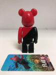 Medicom 100% Bearbrick Flag Series 39: Republic of Angola W/Card