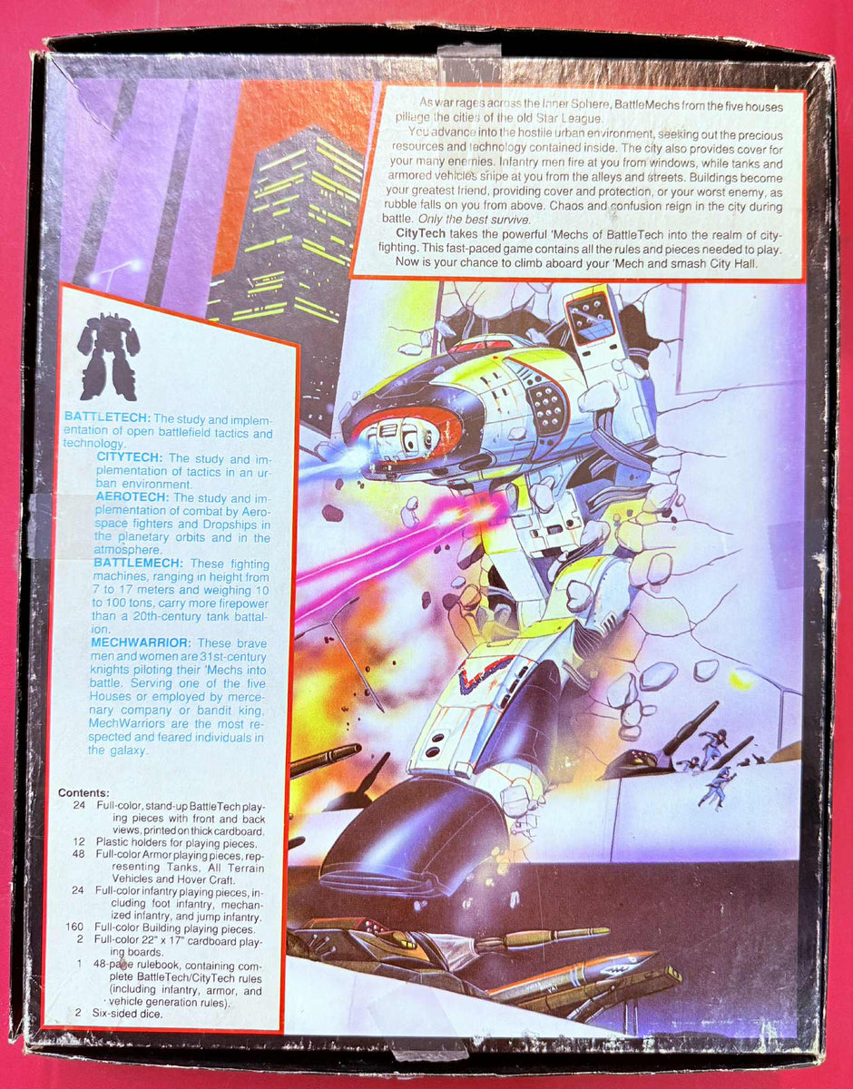 CITYTECH The Battletech Game of Urban Combat (Used) – Anime City ...