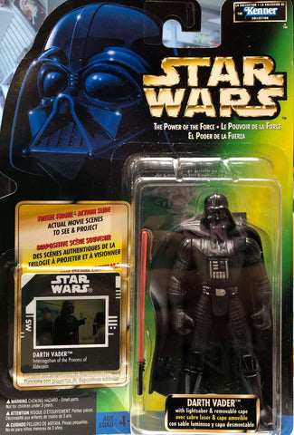 Star Wars Power of the Force: 3 3/4" Darth Vader W/Freeze Frame Action Slide