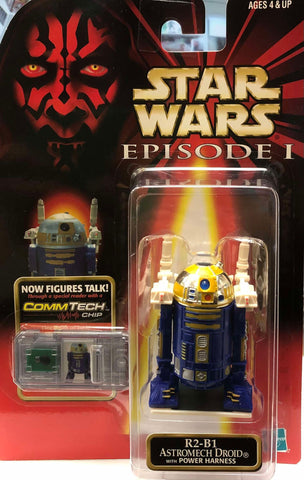 Star Wars Episode I CommTech Chip: 3 3/4" R2-B1 W/Power Harness