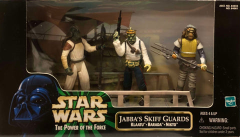 Star Wars Power of the Force: 3 3/4" Jabba's Skiff Guards - Klaatu, Barada & Nikto