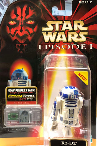 Star Wars Episode I CommTech Chip: 3 3/4" R2-D2 W/Booster Rockets