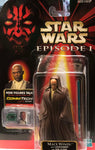 Star Wars Episode I CommTech Chip: 3 3/4" Mace Windu W/Lightsaber & Jedi Cloak