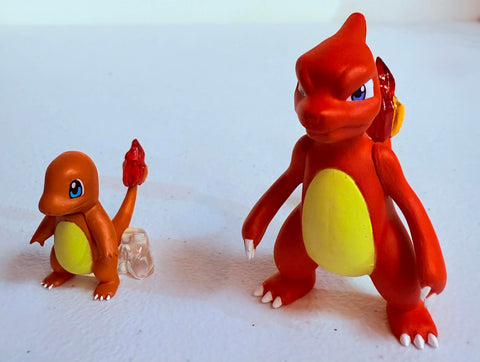 Bandai Pokemon Scale World Kanto Region Charmander & Charmeleon Figure Set (No Box)