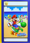 Famitsu Cube Advance September Issue Supplement Super Mario Sunshine Notebook & Pencil Board Set