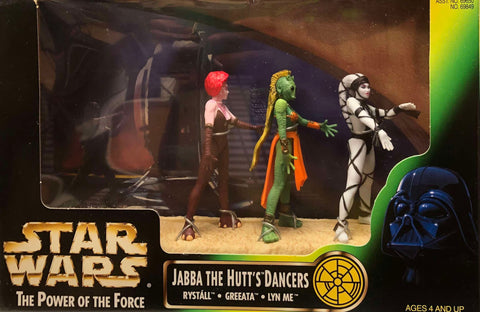 Star Wars Power of the Force: 3 3/4" Jabba the Hutt's Dancers - Rystall, Greeata & Lyn Me